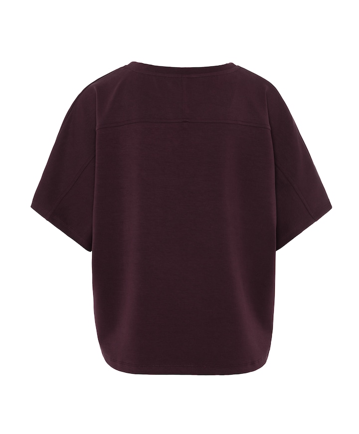 Dames T-shirt bordeaux