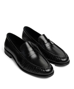 Penny Wrinkle dames loafers zwart