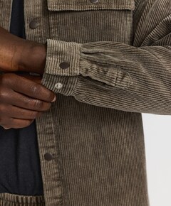 Heren overshirt bruin