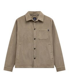 Heren overshirt beige