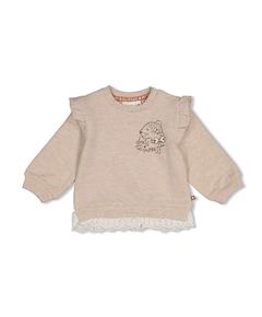 Meisjes trui beige