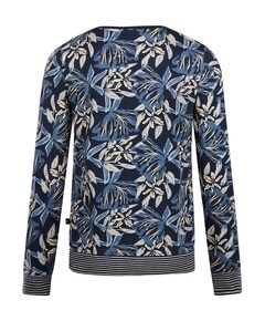 Dames pyjamatop blauw