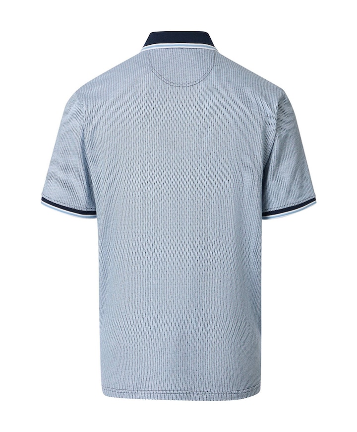 Heren polo blauw