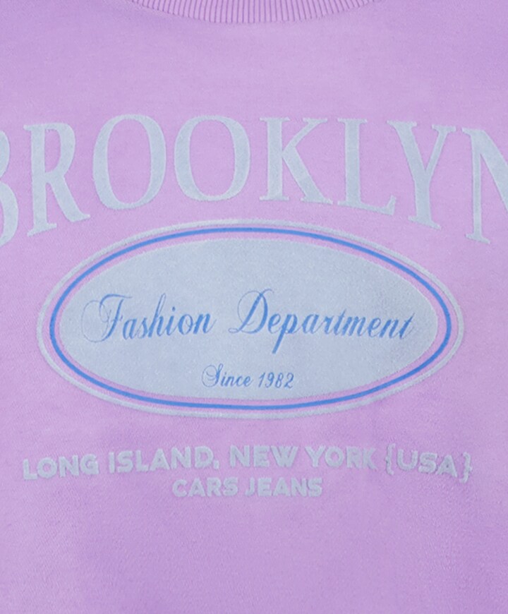 Meisjes sweater paars