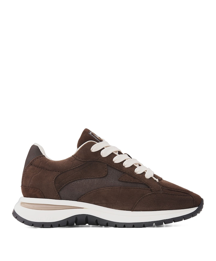 Usher Riggs dames sneakers bruin