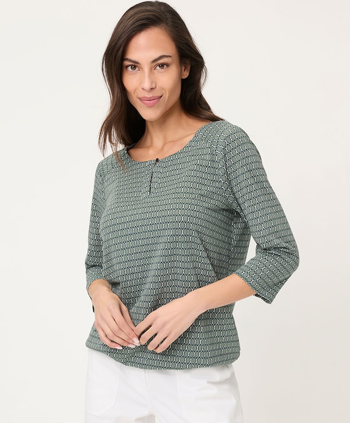 Dames longsleeve groen