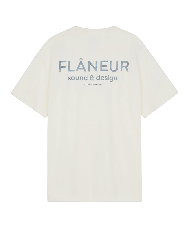 Heren T-shirt ecru