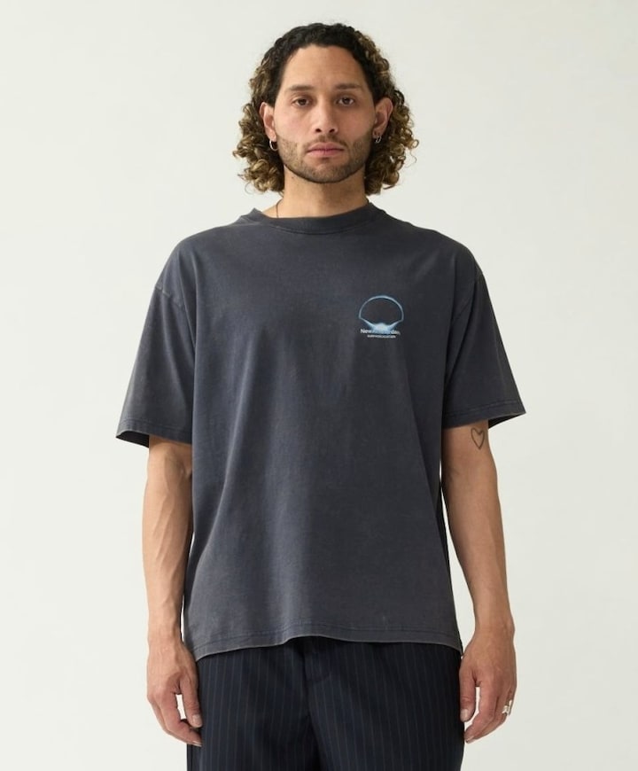Heren T-shirt blauw