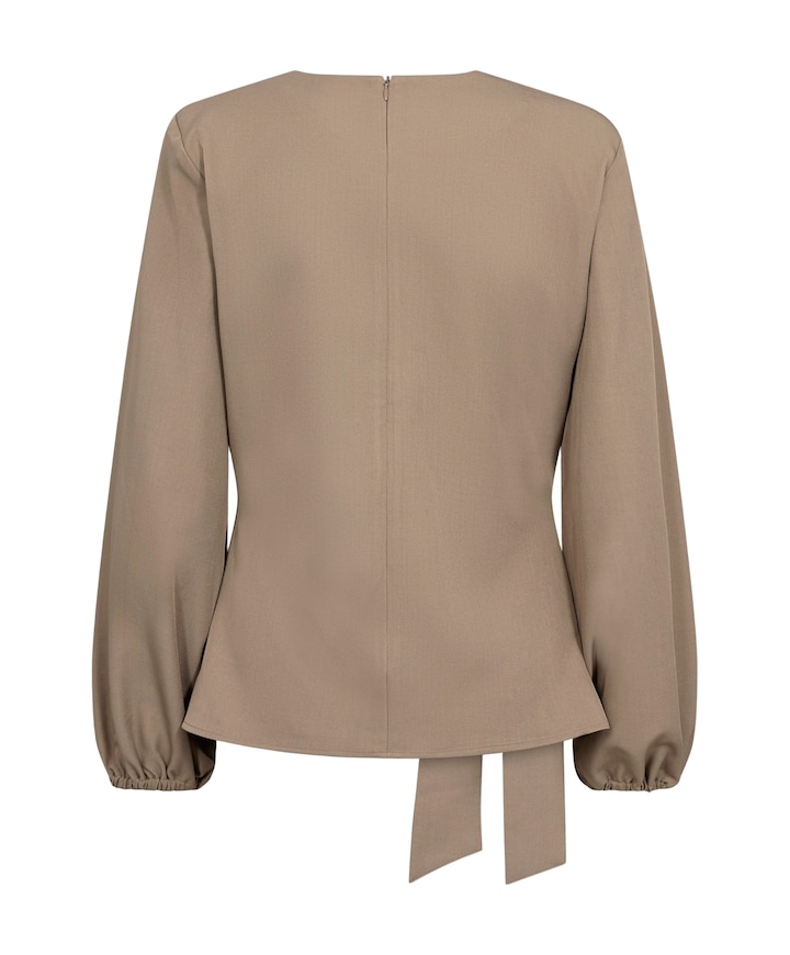 Dames blouse beige
