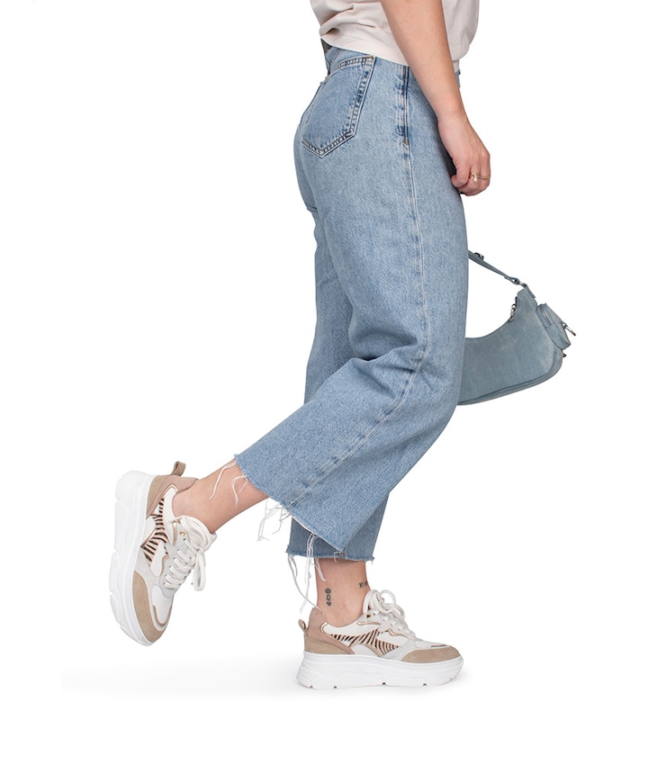 Jana dames sneakers beige