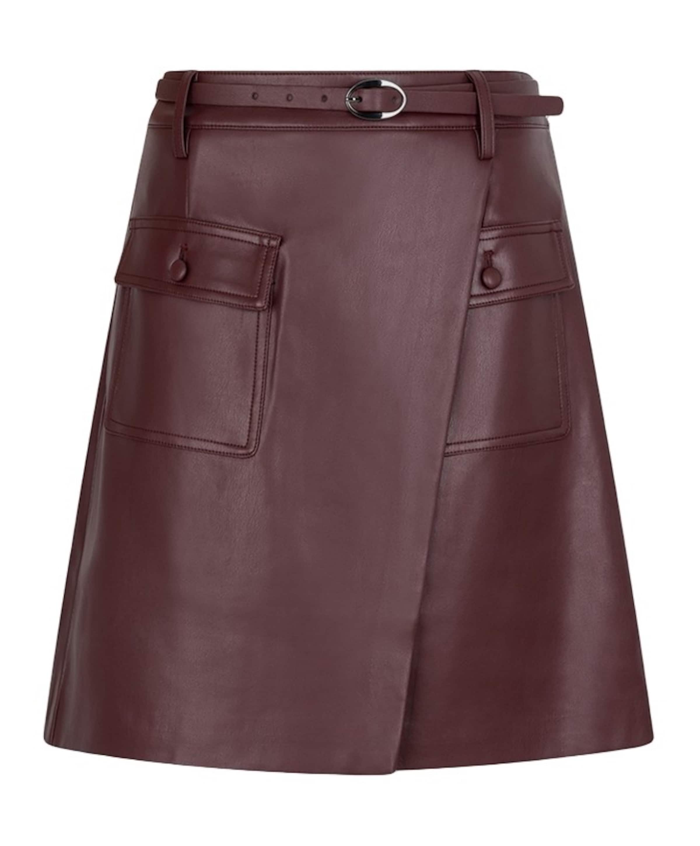 Dames rok bordeaux