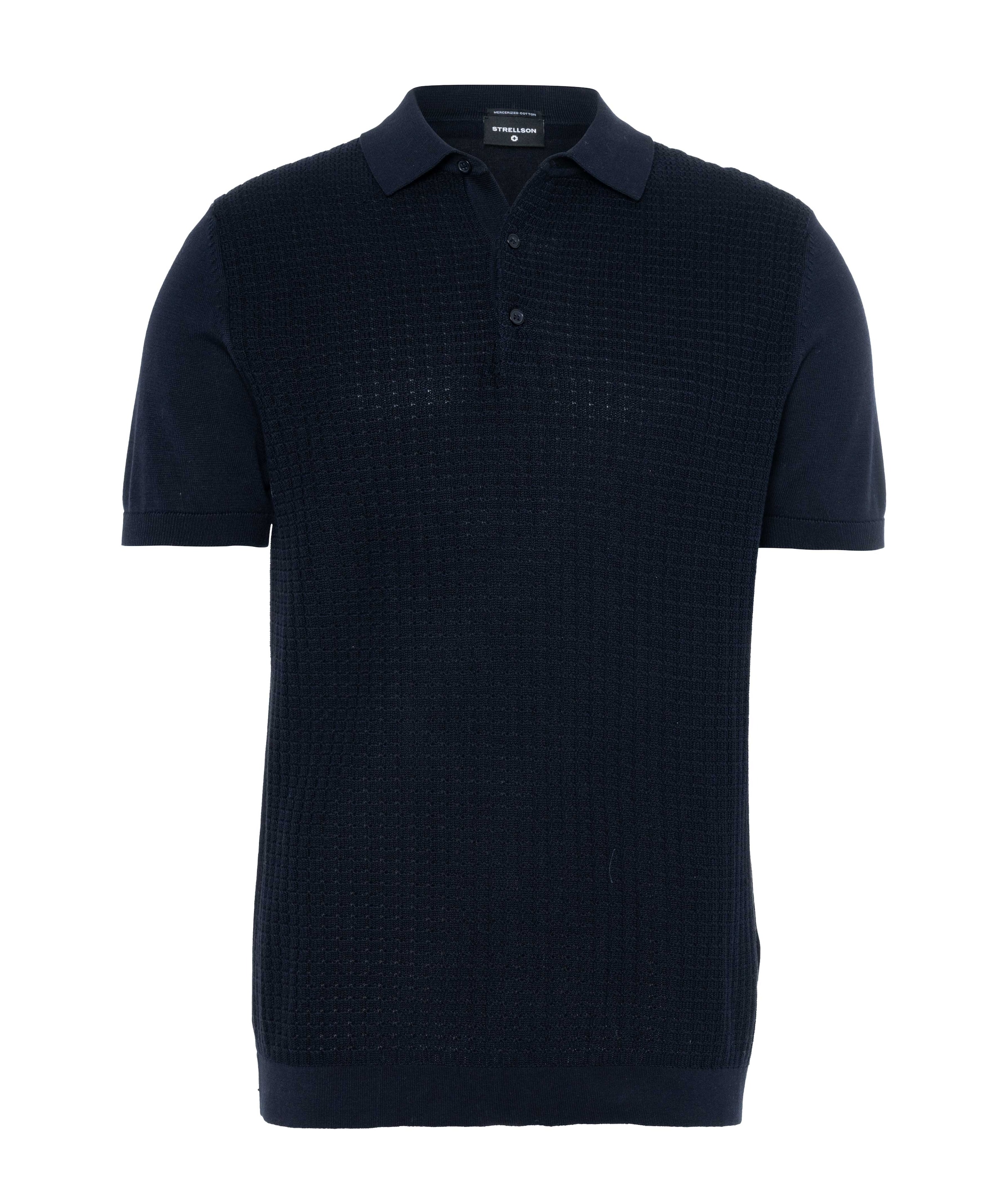 Heren polo blauw