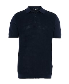 Heren polo blauw