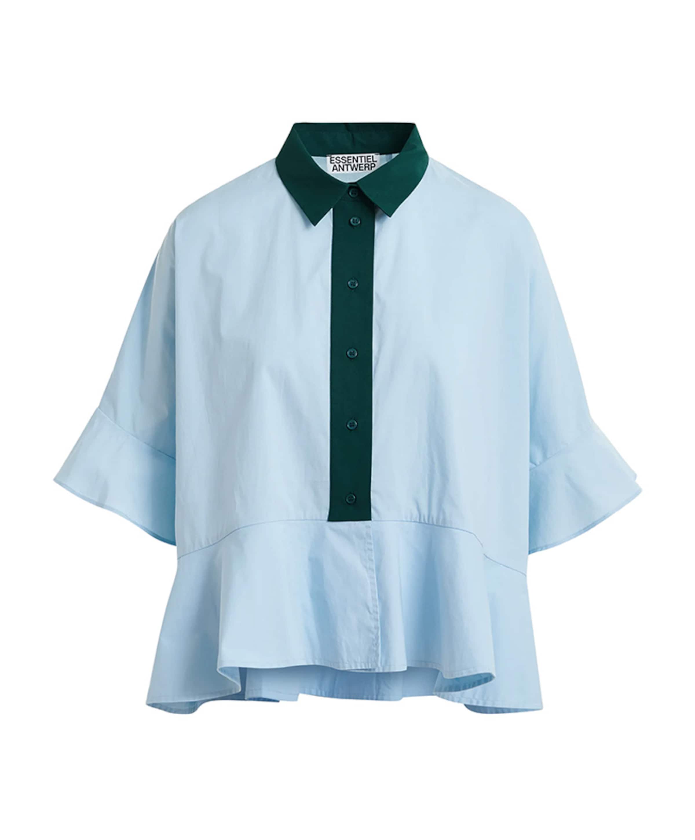 Dames blouse blauw