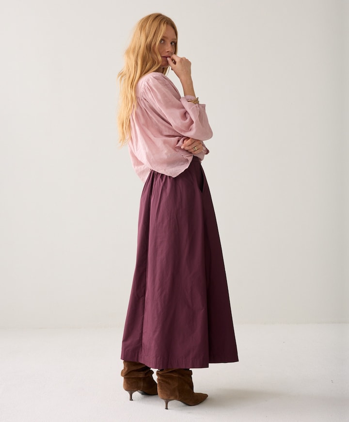 Dames rok bordeaux