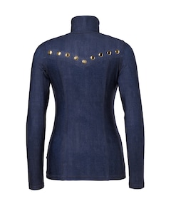 Dames pully blauw