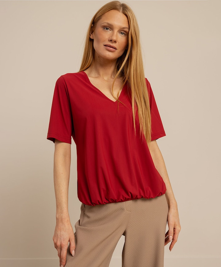 Dames T-shirt rood