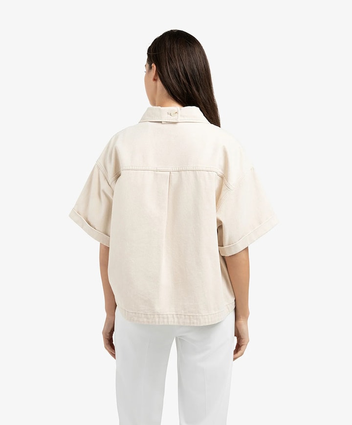 Dames spijkerjas  beige