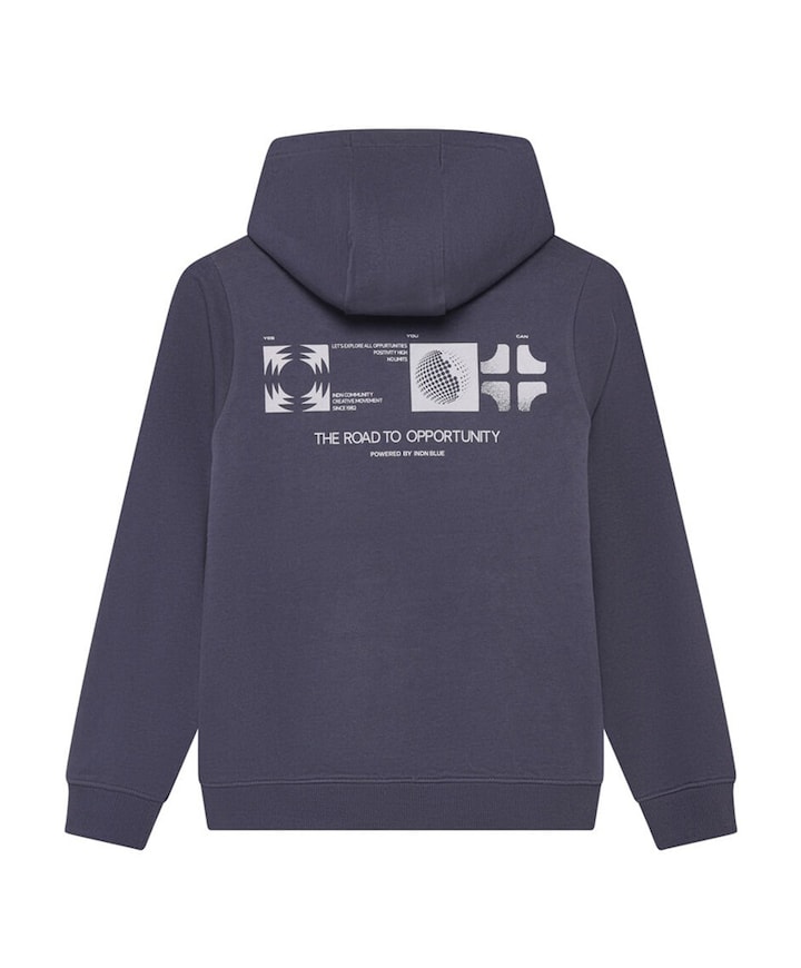 Jongens hoodie paars