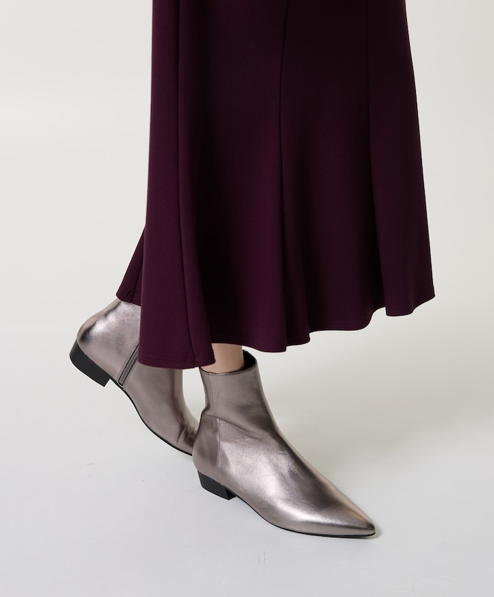 Camelia enkellaarzen beige