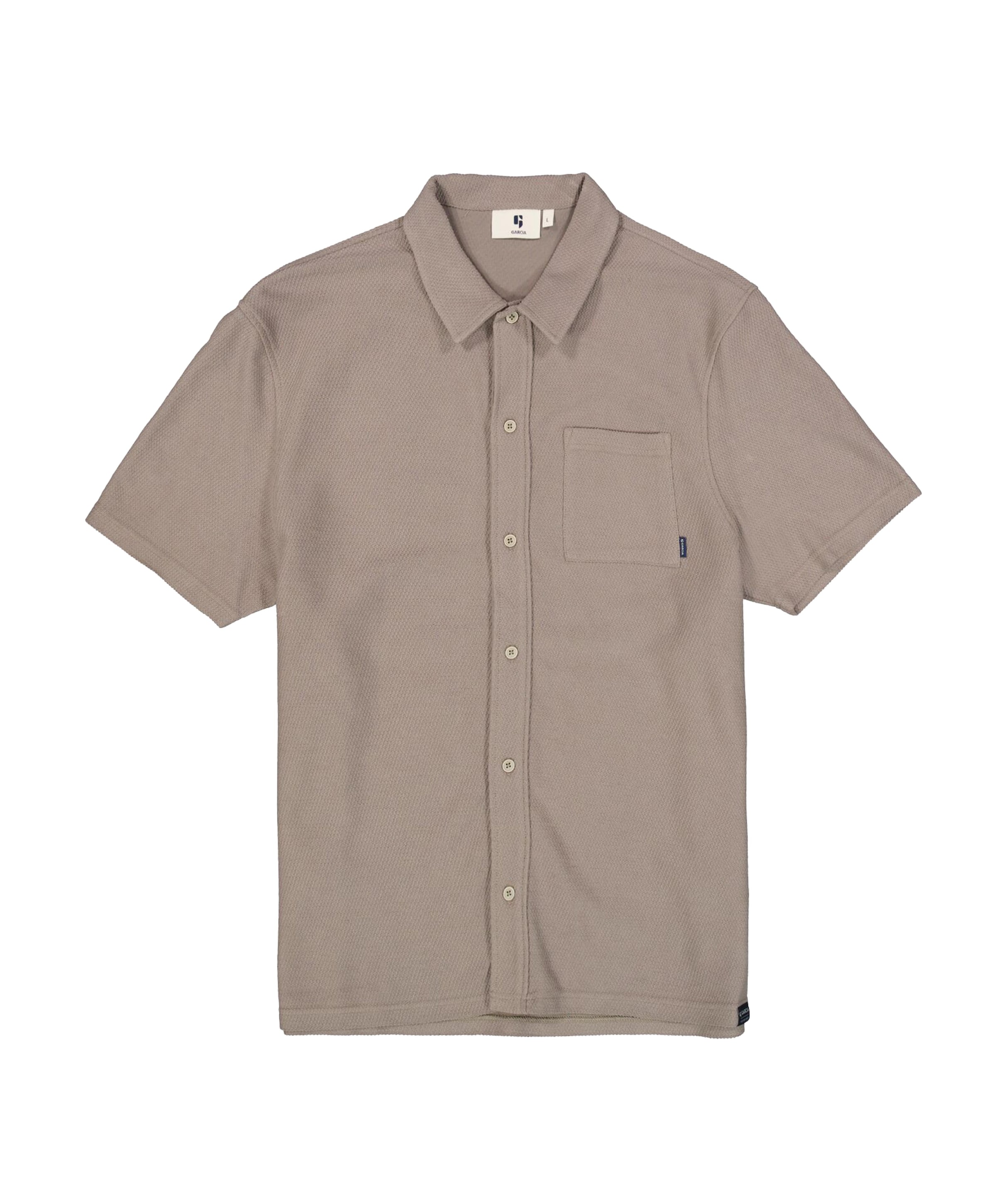 Heren polo beige