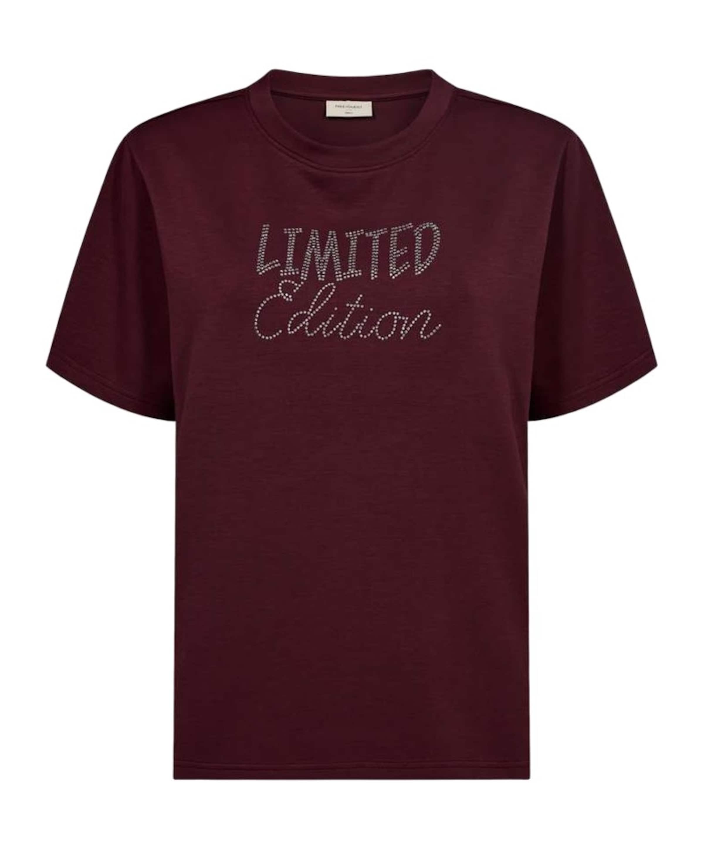 Dames T-shirt bordeaux