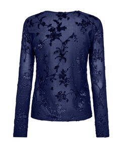 Dames blouse blauw