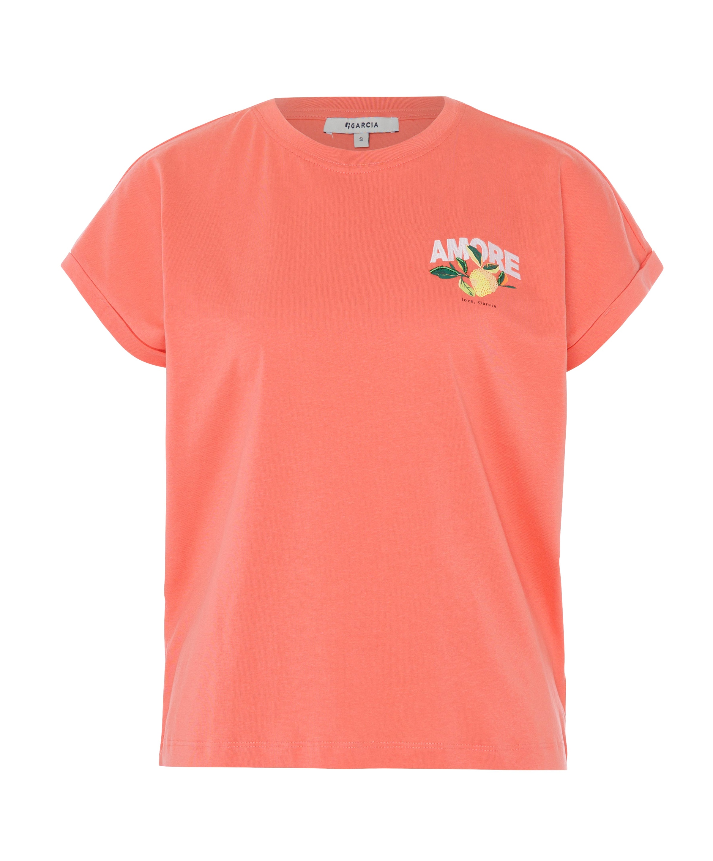 Dames T-shirt oranje
