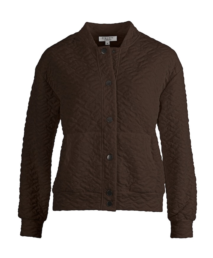 Dames jas bruin