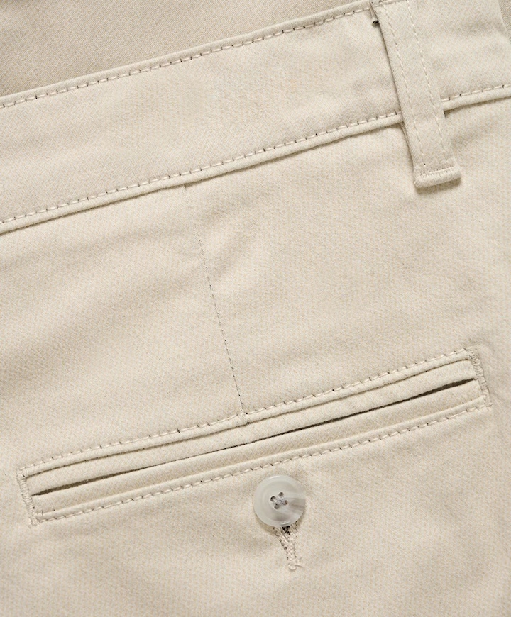 MAthomas Short heren korte broek ecru