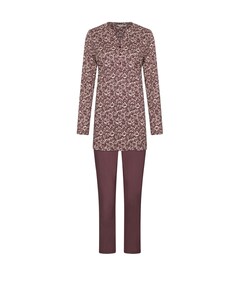Dames pyjamaset bordeaux
