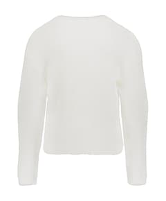 Meisjes vest ecru