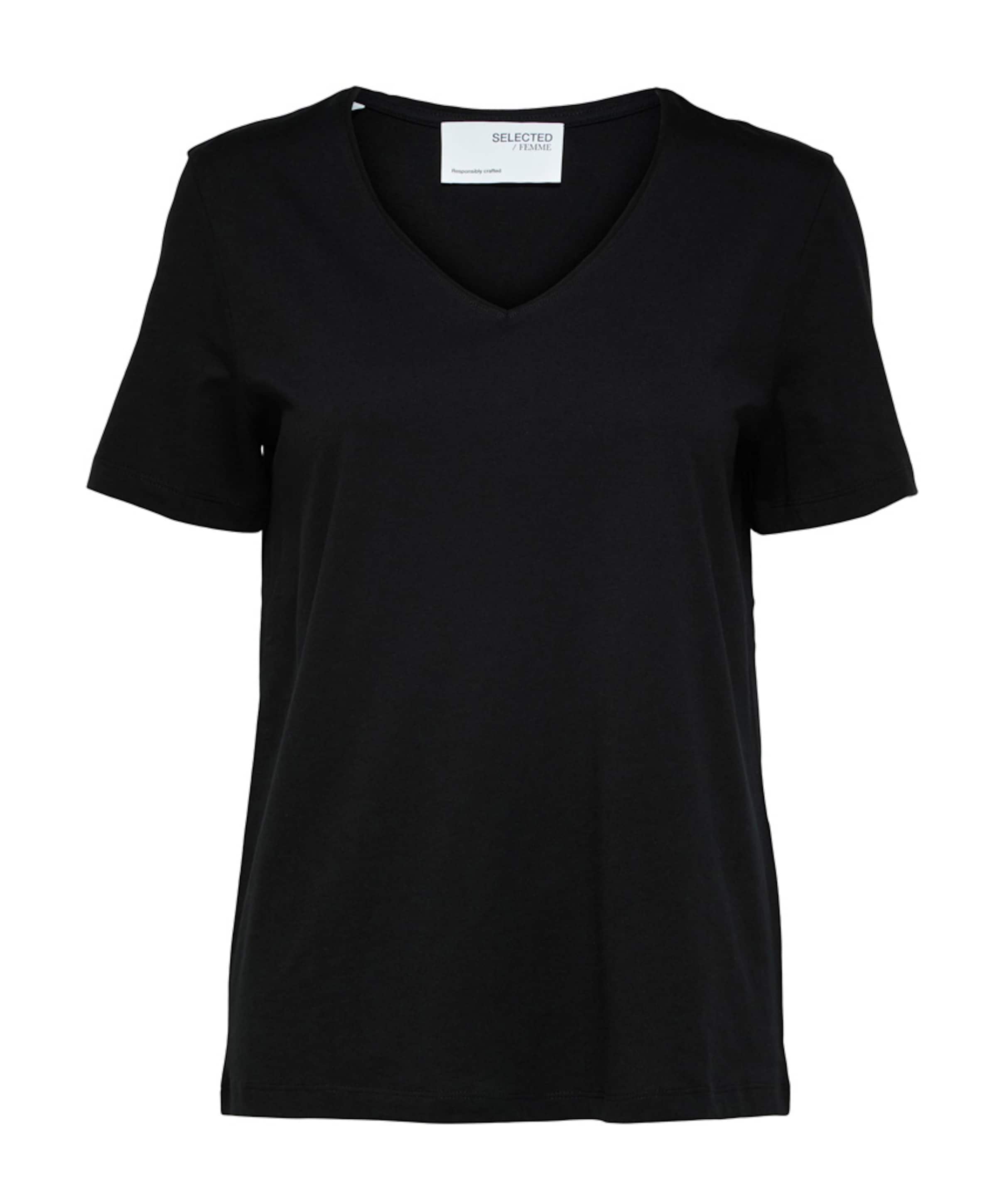 Dames t-shirt zwart