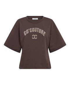 Dames T-shirt bruin