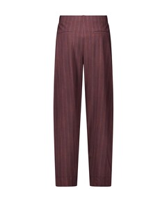 Marlise stripe dames broek bruin