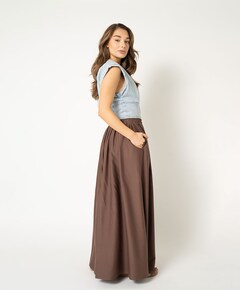 Dames rok bruin
