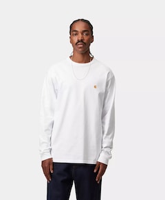 Heren longsleeve wit