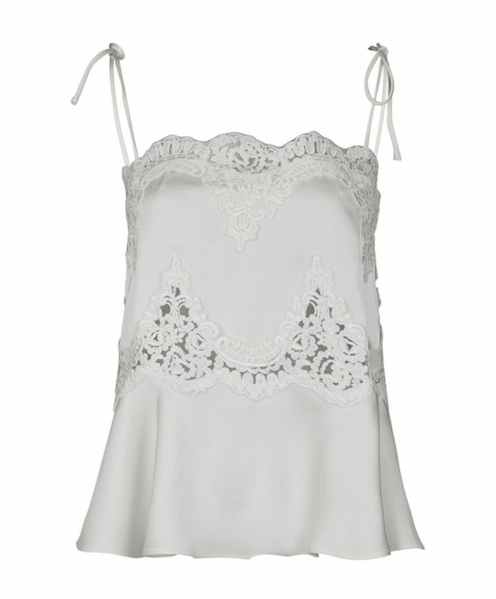 Dames top ecru
