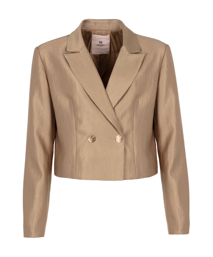 Dames blazer goud