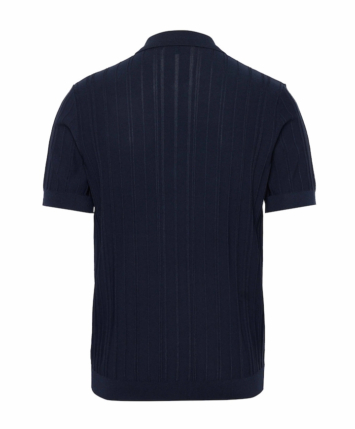 Heren polo blauw