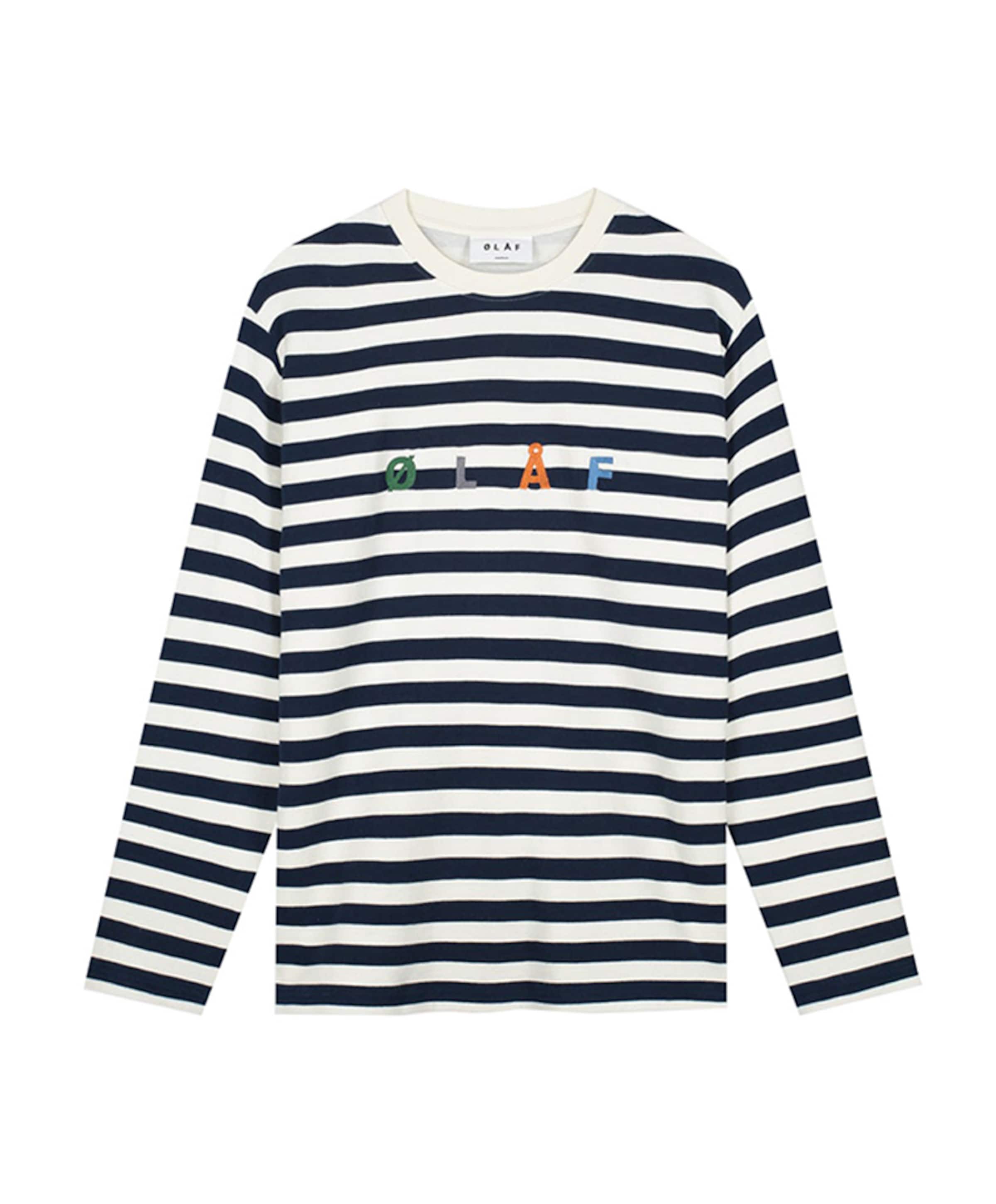 Longsleeve uniseks blauw