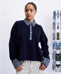 Dames trui blauw