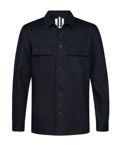 Heren overshirt blauw