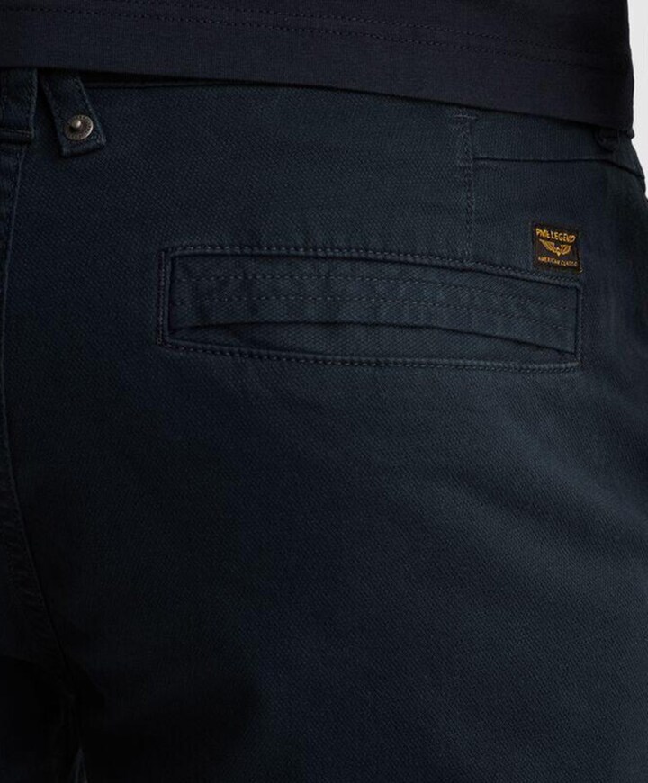 SPECTOR CHINO SHORTS FANCY STRUCTU heren korte broek blauw