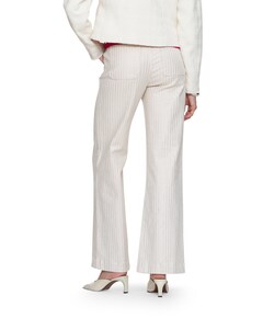 Silver stripe dames jeans ecru