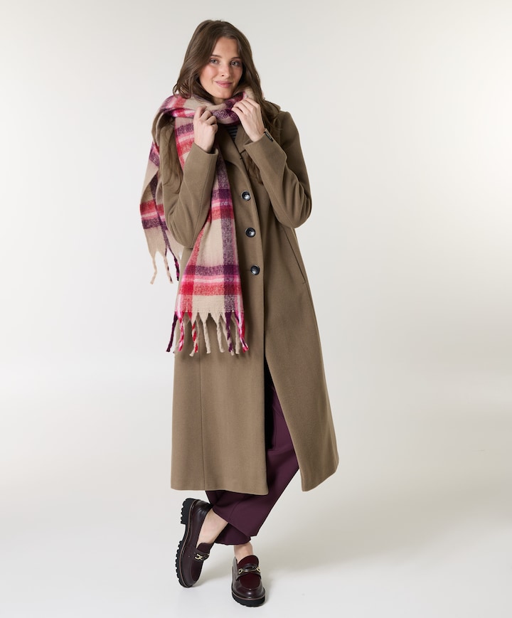 Dames jas beige