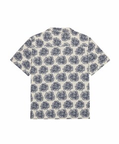 Heren overhemd korte mouw blauw