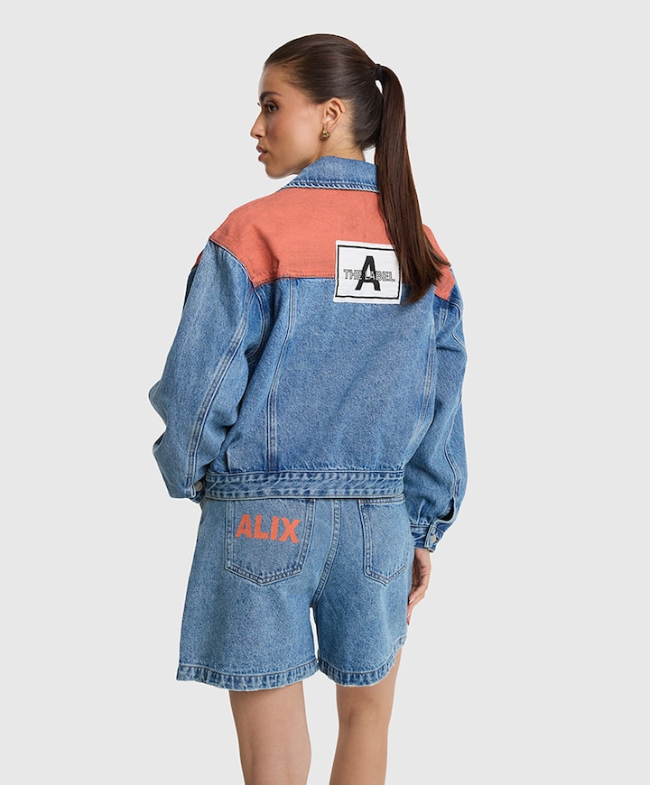 Dames spijkerjas  blauw