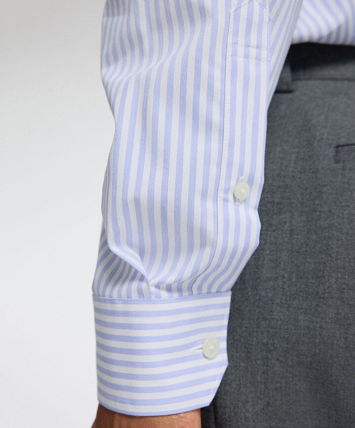 Overhemd lange mouw blauw