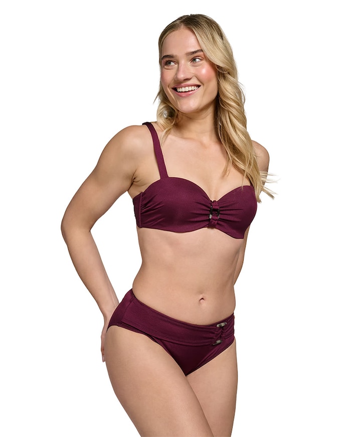 Dames bikinitop bordeaux
